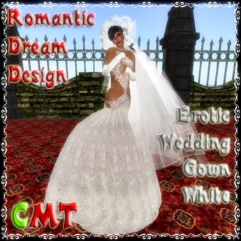 Second Life Marketplace - *RDD* Erotic Wedding Gown White